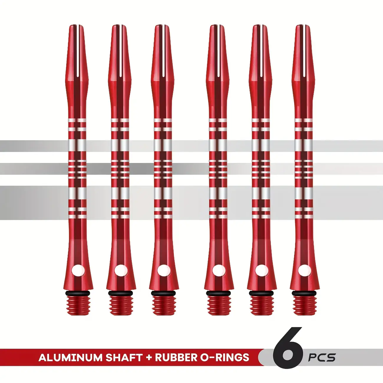 Steel Shafts Red-Silver